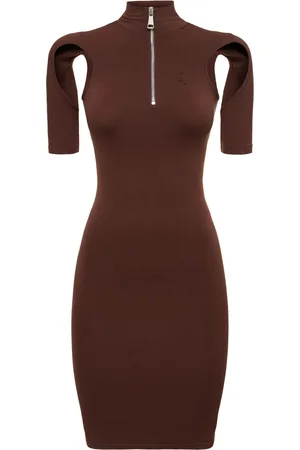 ANDREADAMO Formendes Jersey-minikleid