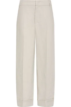 Max Mara Leinenhose Mit Weitem Bein „anselmo“