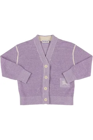 Burberry Strickcardigan Aus Leinen Und Baumwolle
