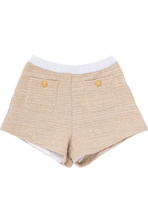 Balmain Shorts Aus Baumwollbouclé