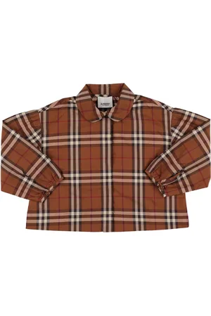 Burberry Kariertes Hemd Aus Baumwollpopeline