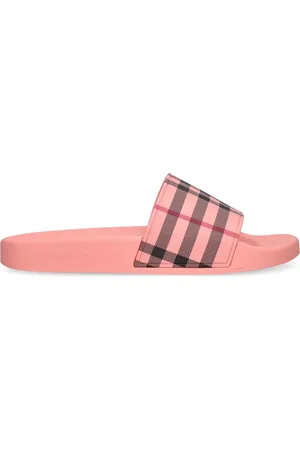 Burberry 10mm Hohe Sandalen Aus Gummi Mit Druck „furley“