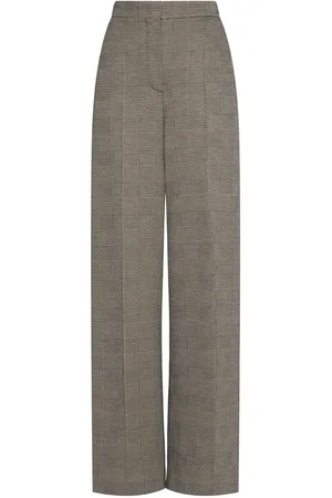 Max Mara Hose Aus Wollmischung „cognac“
