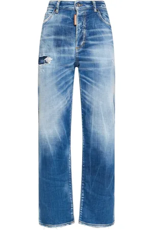 Dsquared2 Hohe, Gerade Stretch-jeans „boston“