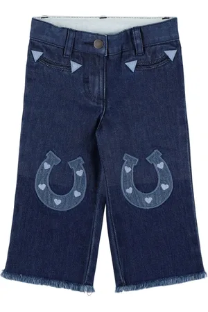 Stella McCartney Hose Aus Baumwolle Mit Denimeffekt
