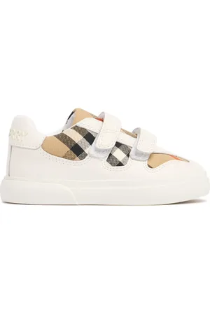 Burberry Riemensneakers Aus Leder Und Baumwolle