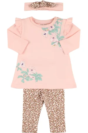 Kenzo Kleid, Leggings Und Stirnband Aus Baumwollmix