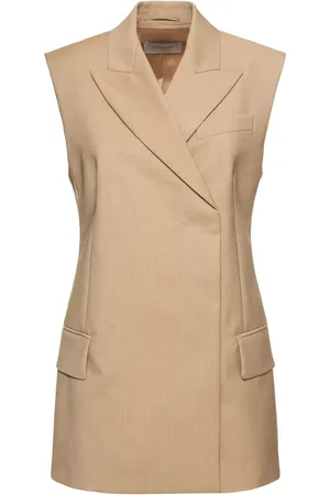 Sportmax Ärmellose Jacke Aus Wollgemisch „ilex“