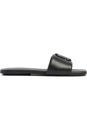 Marc Jacobs 10mm Flache Ledersandalen „the J Marc“