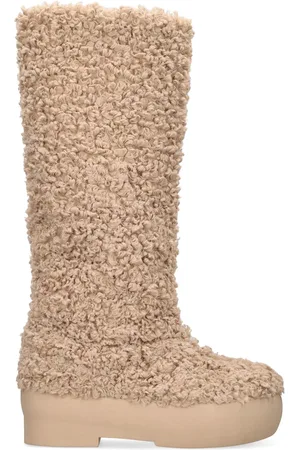 Gia Borghini 50mm Schneestiefel Aus Kunstshearling