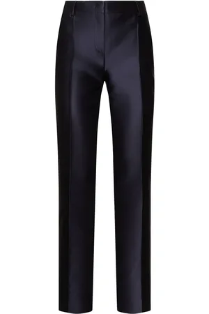 Alberta Ferretti Mikado Slim Pants