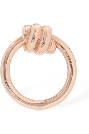 Dodo 9kt Roségold-mono-ohrring „nodo“