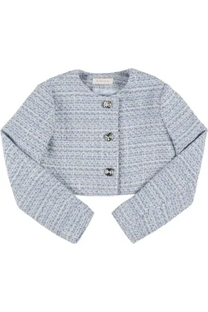 MONNALISA Jacke Aus Baumwollmisch-teddystoff Mit Druck