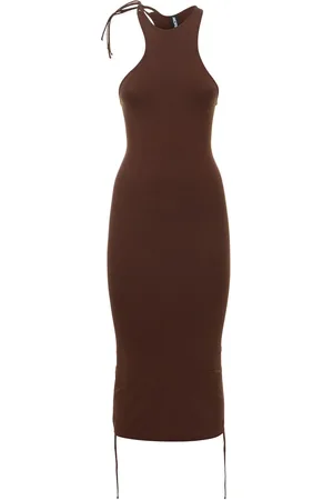 ANDREADAMO Formendes Jersey-midikleid