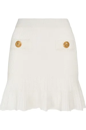 Balmain Minirock Aus Viskosestrick