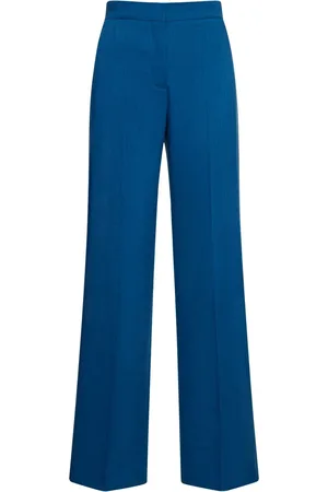 Tory Burch Drapierte, Gerade, Weite Hose