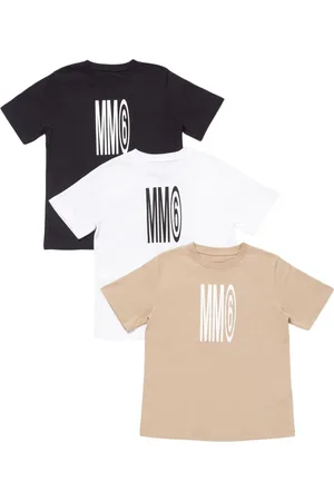 Maison Margiela Set: 3 T-shirts Aus Baumwolljersey