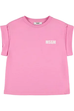 Msgm T-shirt Aus Baumwolljersey Mit Logo