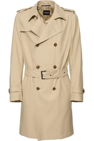 HUGO BOSS Trenchcoat Aus Baumwolle Und Lyocell „hyde“