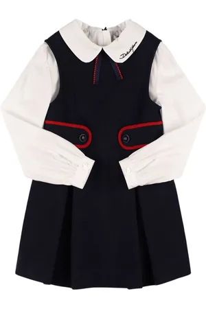 Dolce & Gabbana Kleid Aus Baumwollinterlock Mit Leggings