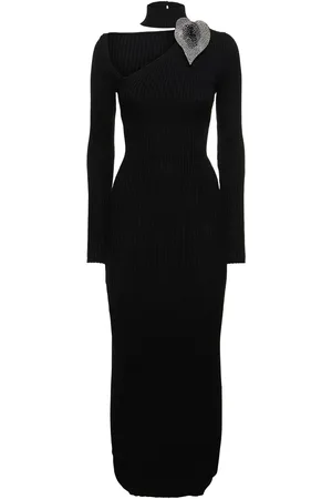 GIUSEPPE DI MORABITO Langes Kleid Aus Baumwollmischstrick