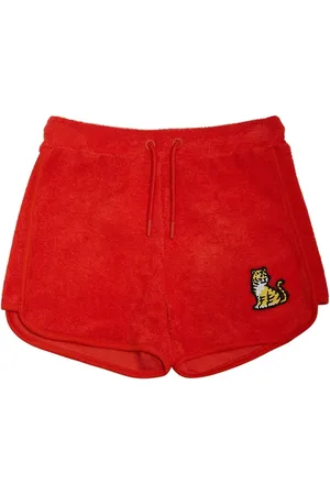 Kenzo Gestreifte Shorts Aus Baumwollmischterry