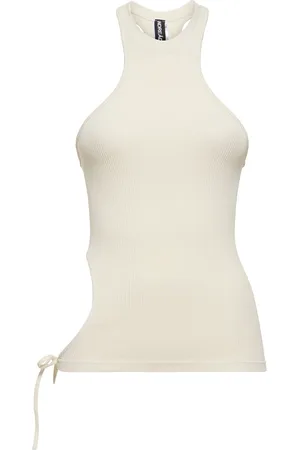 ANDREADAMO Geripptes Jersey-tanktop