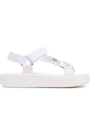Maison Margiela Sandalen Aus Kunstleder Mit Logodruck
