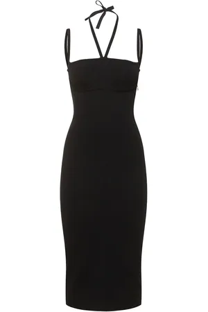 ANDREADAMO Midikleid Aus Stretch-viskosestrick