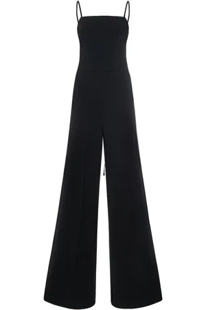 Max Mara Ärmelloser, Langer Jumpsuit Aus Cady
