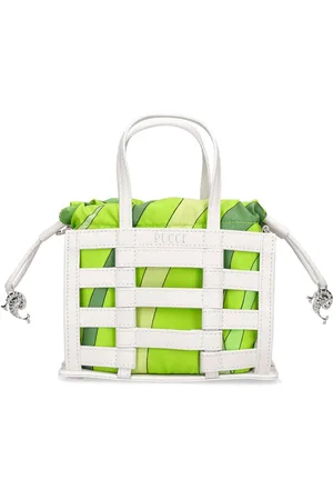 Puccini Mini Tasche Aus Seide Und Leder „cage“