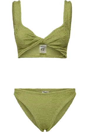 Hunza G Bikini Mit Knittermuster „juno“
