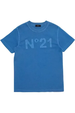 Nº21 T-shirt Aus Baumwolljersey Mit Logopatch
