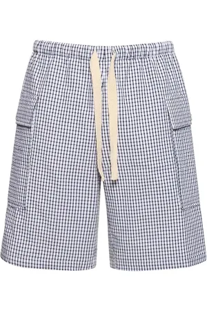 AFTER PRAY Karierte Cargoshorts Mit Karos