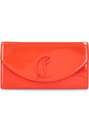 Christian Louboutin Kleine Clutch Aus Lackleder "loubi54"