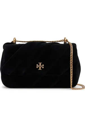 Tory Burch Mini Kira Draped Velvet Flap Bag