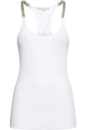 Stella McCartney Jersey-tanktop Mit Kettenträger
