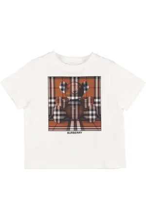 Burberry T-shirt Aus Baumwolljersey Mit Logodruck