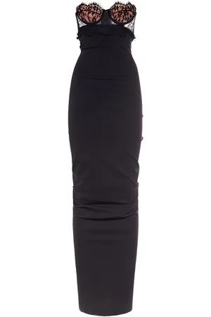 Dolce & Gabbana Langes Kleid Aus Stretch-jersey