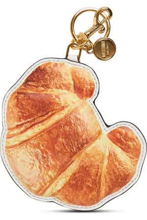 Moschino Schlüsselanhänger Aus Leder „croissant“