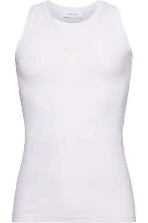 Alexander McQueen Tanktop Aus Baumwolljersey Mit Logodetail