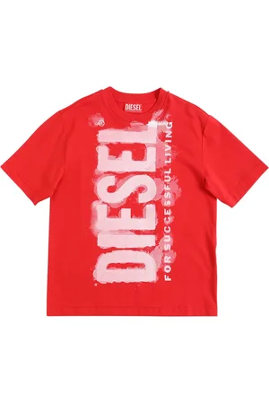 Diesel T-shirt Aus Baumwolljersey Mit Logodruck
