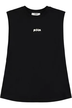Msgm Tanktop Aus Baumwolljersey Mit Druck