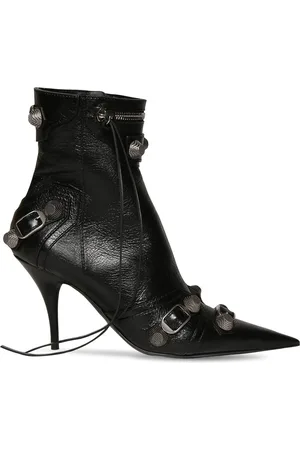 Balenciaga 90mm Hohe Stiefeletten Aus Leder „cagole“