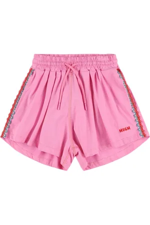 Msgm Shorts Aus Baumwolljersey
