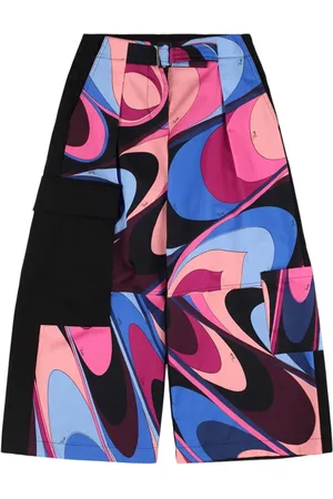 Puccini Cargohose Aus Baumwollsatin
