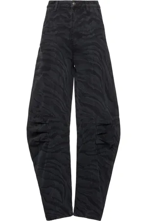 ROTATE Cargo-jeans Aus Baumwolle „zebra“