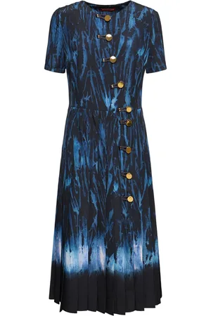 Altuzarra Midikleid Aus Satin Mit Print „myrtle“