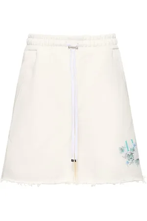 AMIRI Shorts Aus Jersey Mit Logodruck