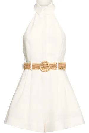 ZIMMERMANN Playsuit Aus Leinen „acacia“